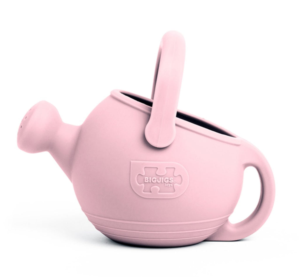 Bigjigs Silicone Children's Watering Can Blush Pink - Little Whispers