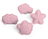 Bigjigs Silicone Sand Moulds Blush Pink - Little Whispers