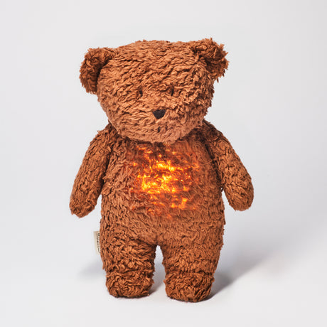 Caramel Organic Humming Bear with Night Light