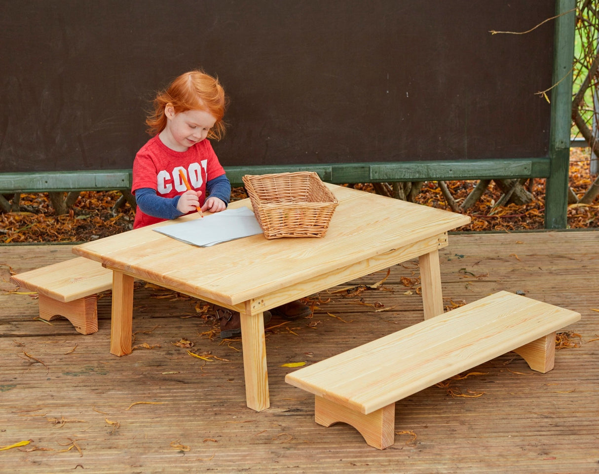 Cosy Low Table & Benches (Direct Shipping Item) - Little Whispers