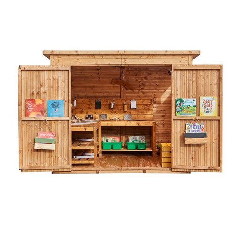 Cosy Workshop Cabin (H 1.9M) KS1 &KS2 52527 (Direct Shipping Item) - Little Whispers