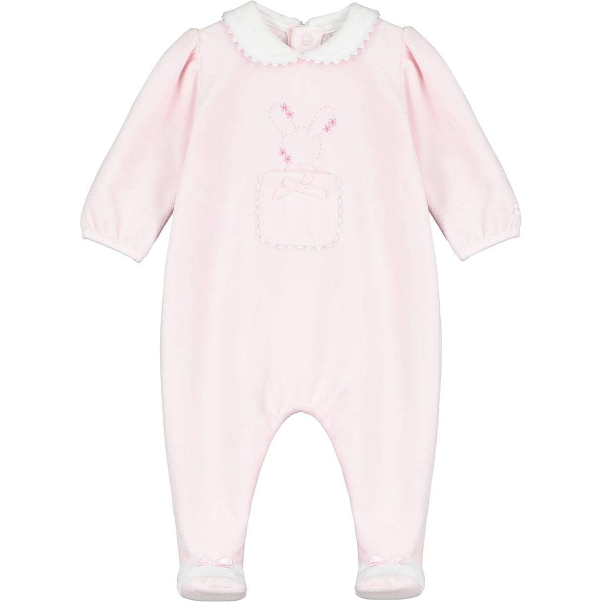 Emile Rose Girls Pink Babygrow 2516pp - Little Whispers