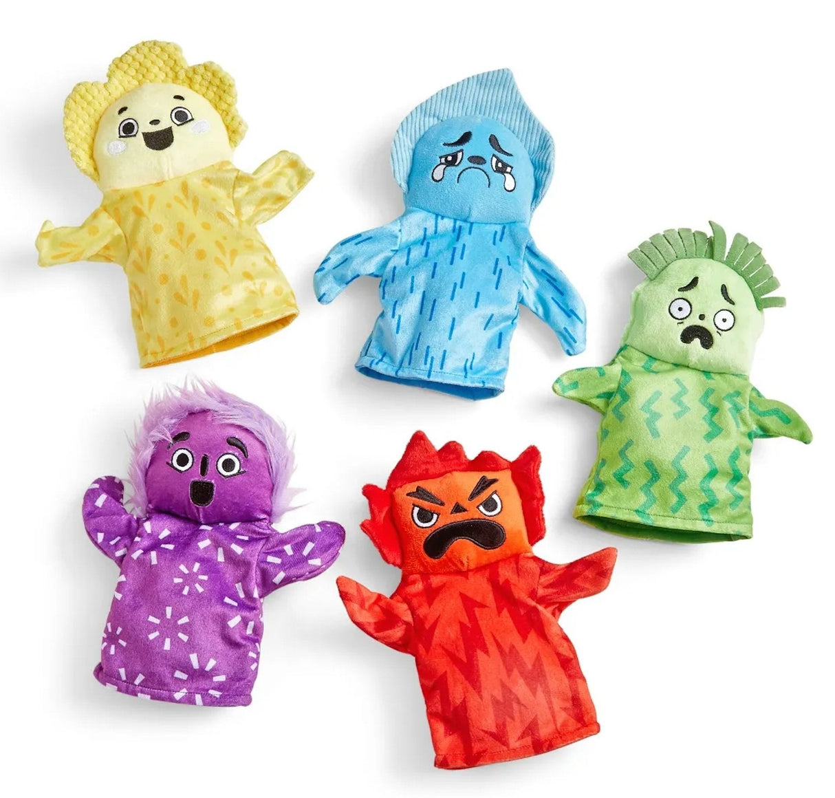 Emotions Sensory Hand Puppets - Little Whispers