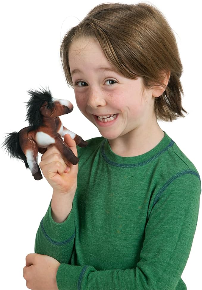 Folkmanis Mini Horse Finger Puppet (Pre-Order) - Little Whispers