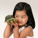 Folkmanis Mini Turtle Finger Puppet (Pre-Order) - Little Whispers