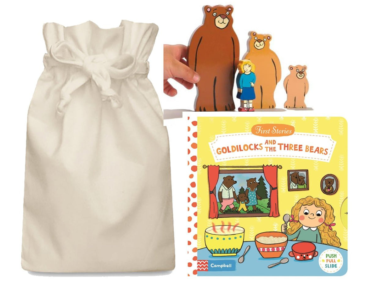 Goldilocks and the Three Bears Story Sack with YD Characters - Little Whispers