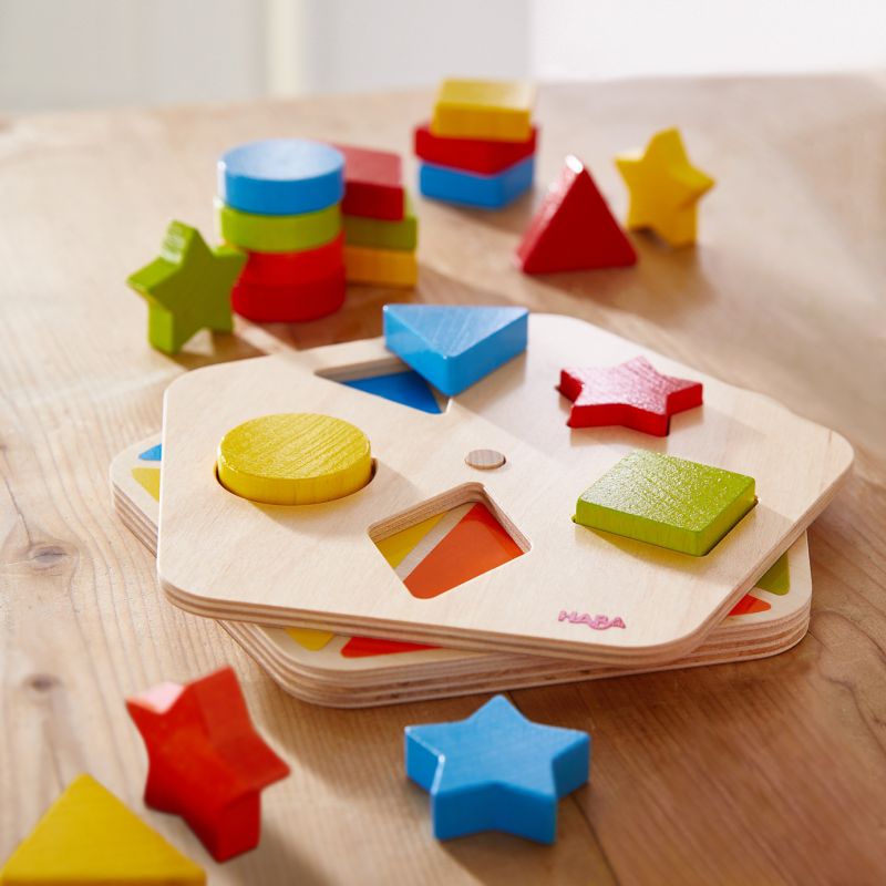 Haba Motor Skills Board Shapes Carousel - Little Whispers