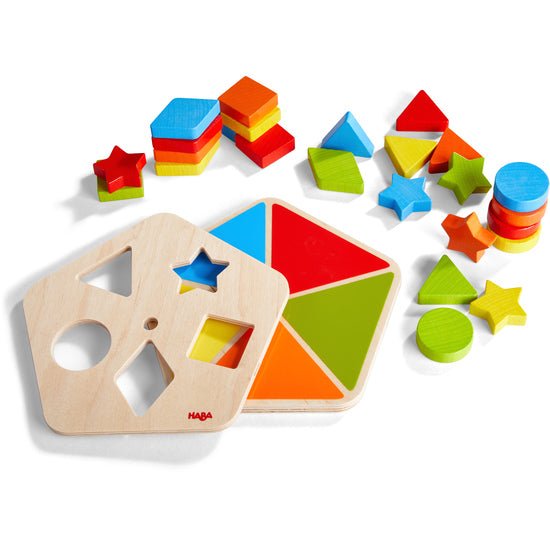 Haba Motor Skills Board Shapes Carousel - Little Whispers