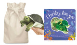 I Turtley Love You Story Sack with the Folkmanis Turtle Puppet - Little Whispers