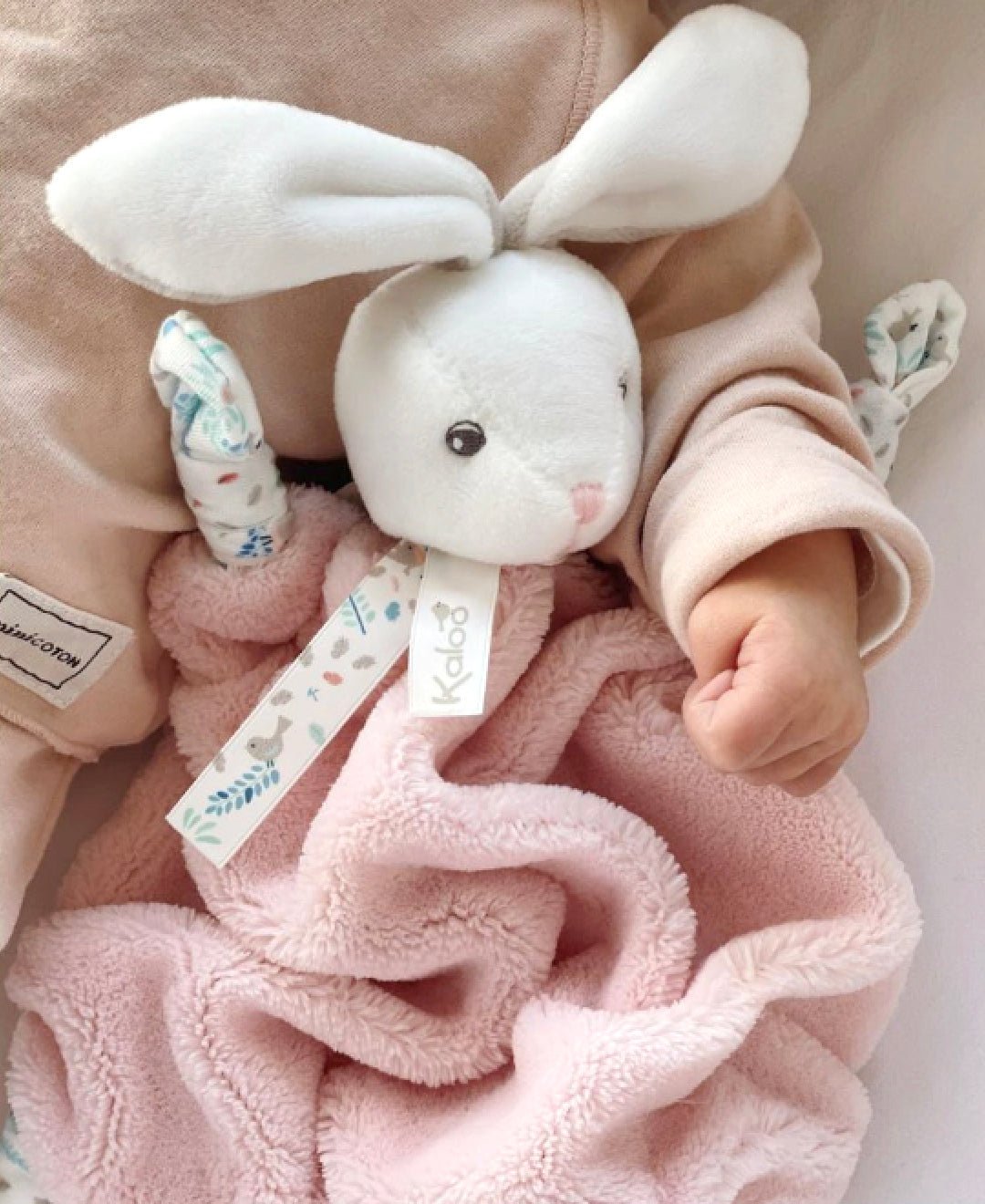 Kaloo Plume Doudou Rabbit Powder Pink K969980 - Little Whispers