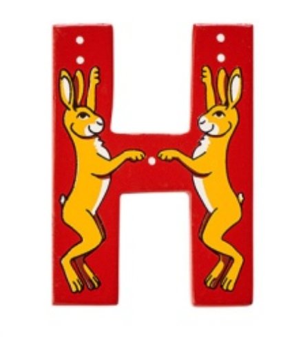 Lanka Kade Wooden Animal Letter H - Little Whispers