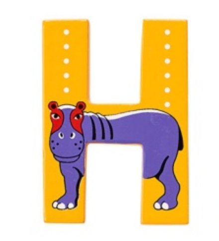 Lanka Kade Wooden Animal Letter H - Little Whispers