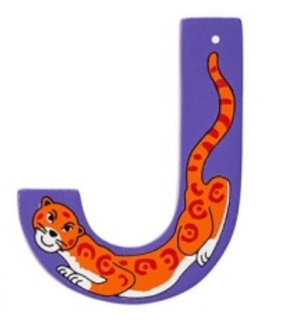 Lanka Kade Wooden Animal Letter J - Little Whispers