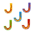 Lanka Kade Wooden Animal Letter J - Little Whispers