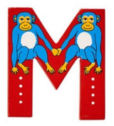 Lanka Kade Wooden Animal Letter M - Little Whispers