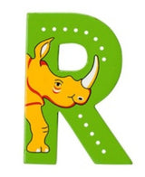 Lanka Kade Wooden Animal Letter R - Little Whispers