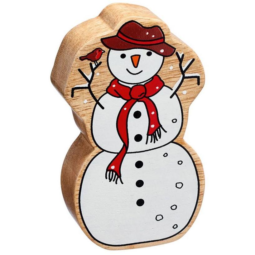 Lanka Kade Wooden Snowman - Little Whispers