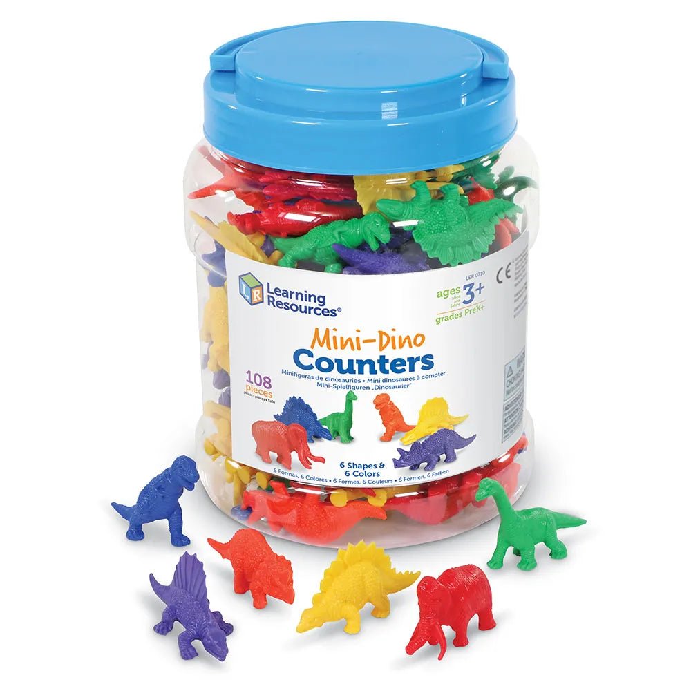 Learning Resources Mini Dinosaur Counters (Set of 108) - Little Whispers