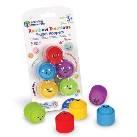 Learning Resources Rainbow Sensory Fidget Poppers - Little Whispers