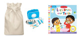 Let's Brush our Teeth Story Sack with Dentist Set - Little Whispers