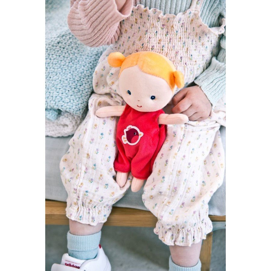 Lilliputiens Baby Agathe Doll and carry cot - Little Whispers