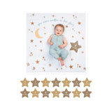 Lulujo Baby's First Year Milestone Blanket & Cards Set - Little Whispers