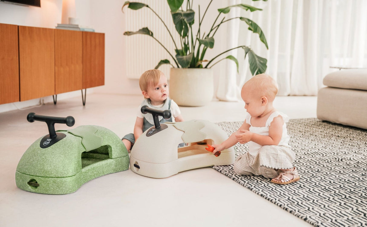 My First 3-in-1 baby walker & ride-on - Olive (Direct Shipping) - Little Whispers