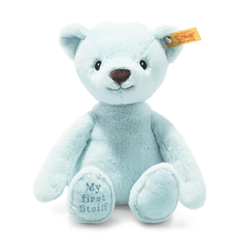 My First Steiff Teddy Bear In Pale Blue Little Whispers Little Whispers