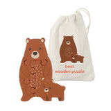 Orange Tree Wooden Bear Puzzle - Little Whispers