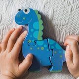 Orange Tree Wooden Diplodocus Puzzle - Little Whispers