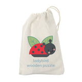 Orange Tree Wooden Ladybird Puzzle - Little Whispers