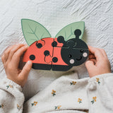 Orange Tree Wooden Ladybird Puzzle - Little Whispers