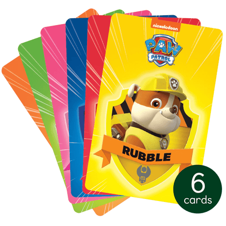 Paw Patrol Pup Pack (6 Cards) Audio Card - Little Whispers