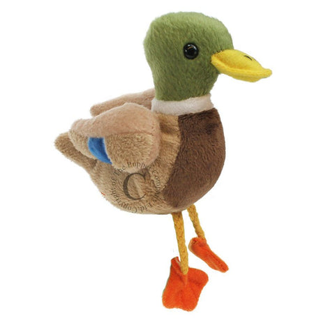 Puppet Company Mallard Duck Finger Puppet - Little Whispers