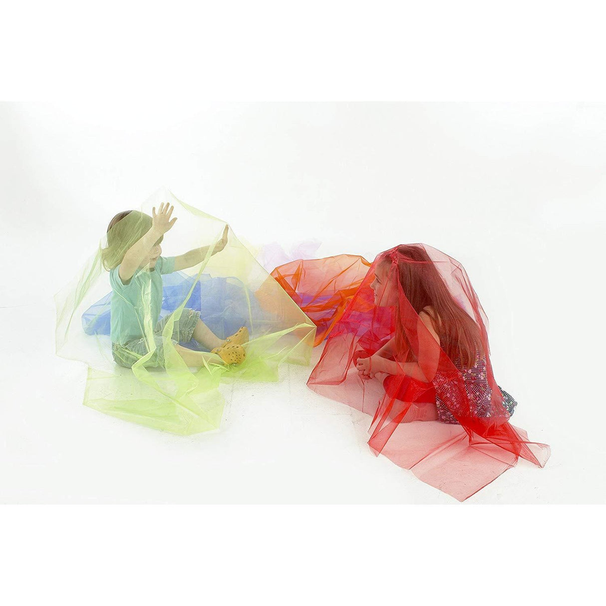 Rainbow Organza Play Silks - Little Whispers