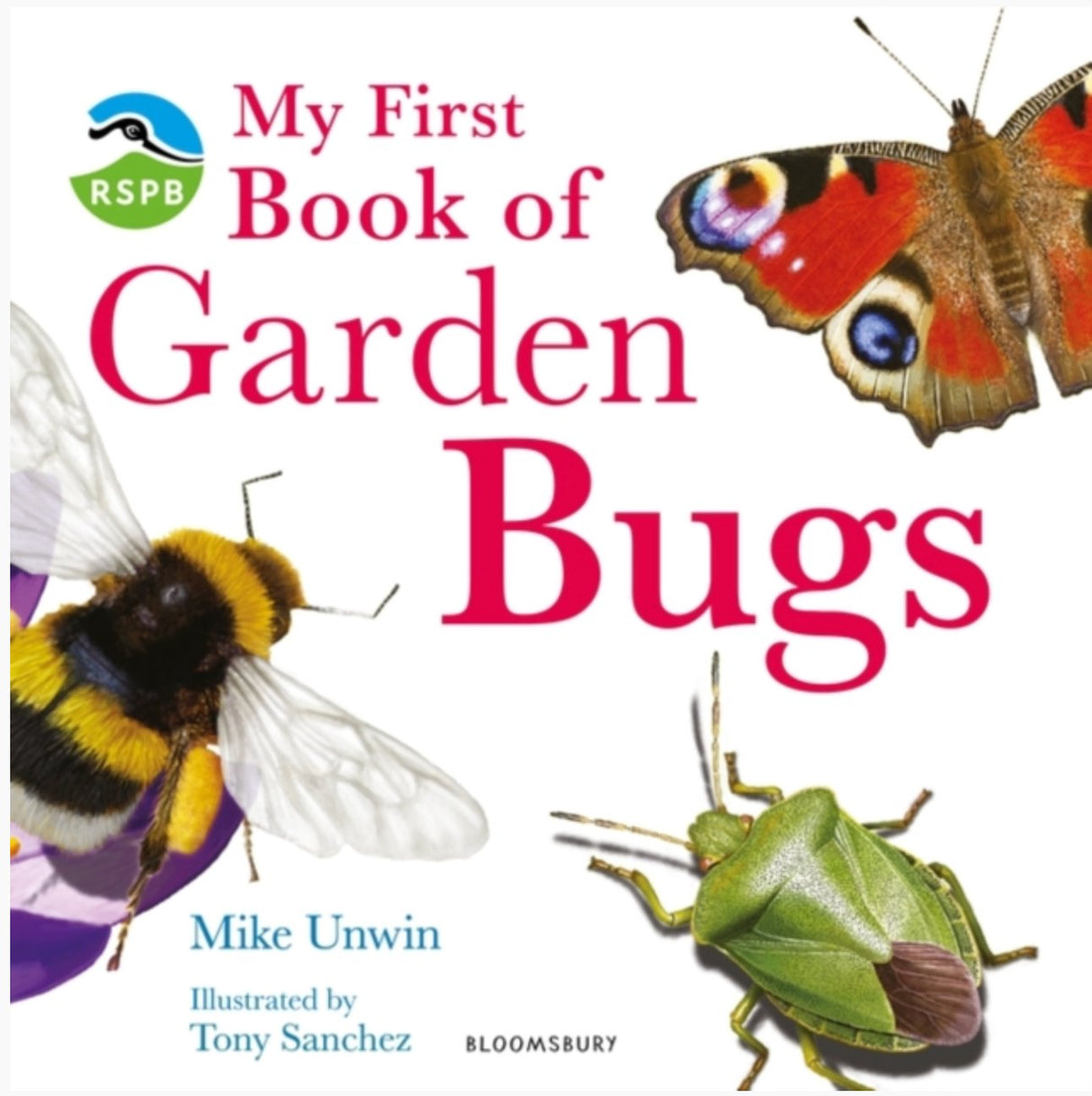 RSPB My First Book of Garden Bugs Story Sack with Puppet Company - Little Whispers