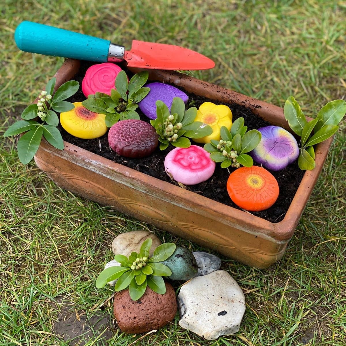 Sensory Play Stones - Flowers - Little Whispers