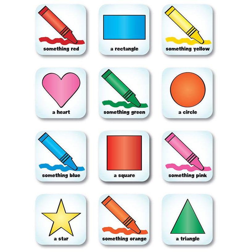 Shapes And Colours Scavenger Hunt Kit - Little Whispers