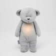 Silver Moonie Humming Bear with Lamp - Little Whispers