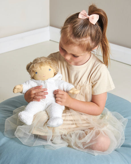 Tender Leaf Toys - Baby Lilli Doll in a Bunny Onesie - Little Whispers