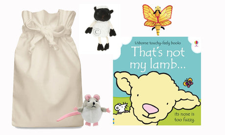 That's not my Lamb Story Sack with Puppet Company Finger Puppets - Little Whispers