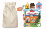 Three Little Pigs Story Sack with YD Characters - Little Whispers