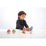 TickiT Rainbow Wooden Eggs - Little Whispers