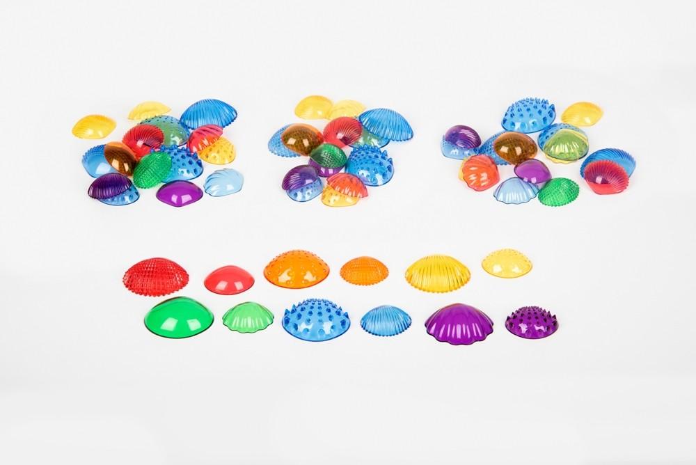 TickiT Tactile Transparent Shells - Little Whispers