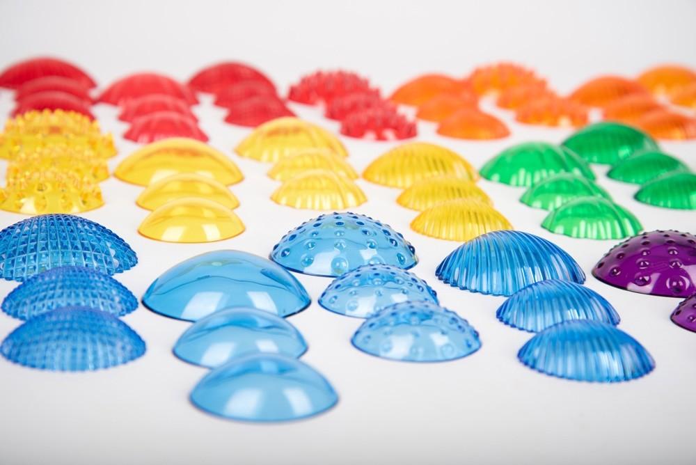 TickiT Tactile Transparent Shells - Little Whispers