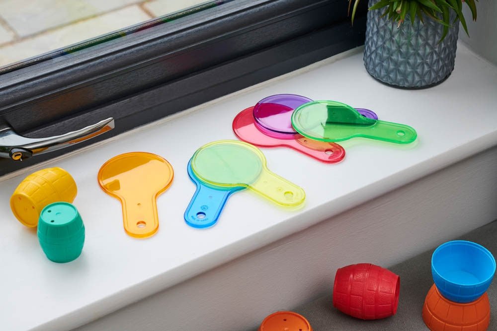 TickiT Translucent Colour Paddles (PK6) 73109 - Little Whispers