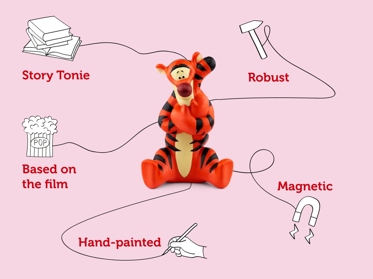 Tonies Audio Character - Disney Tigger Tonie (Pre-Order, due 20 Sept) - Little Whispers