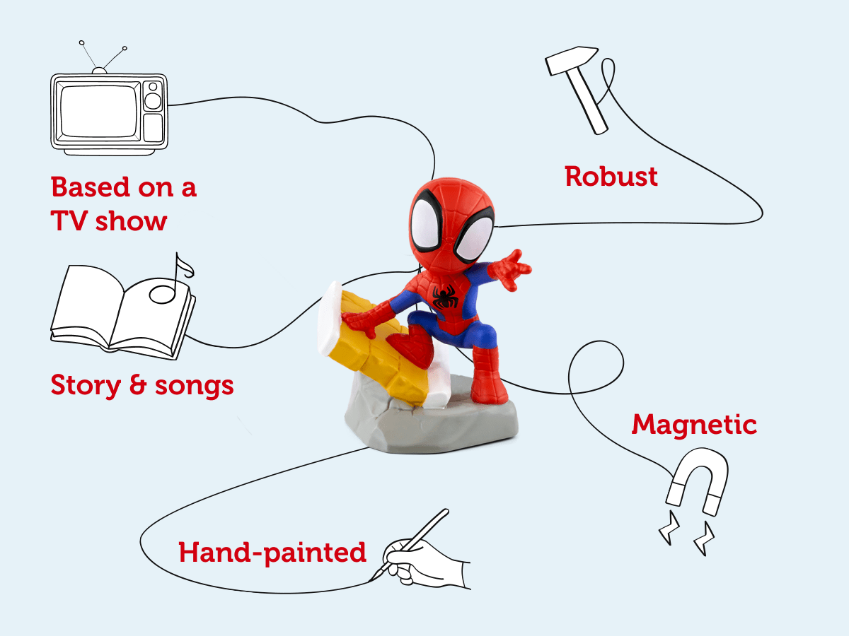 Tonies Audio Character - Marvel Spidey & His Amazing Friends: Spidey Tonie (Pre-Order, due 20 Sept) - Little Whispers