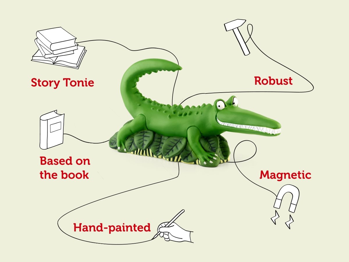 Tonies Audio Character - Roald Dahl the Enormous Crocodile (Pre-Order due 20 July) - Little Whispers