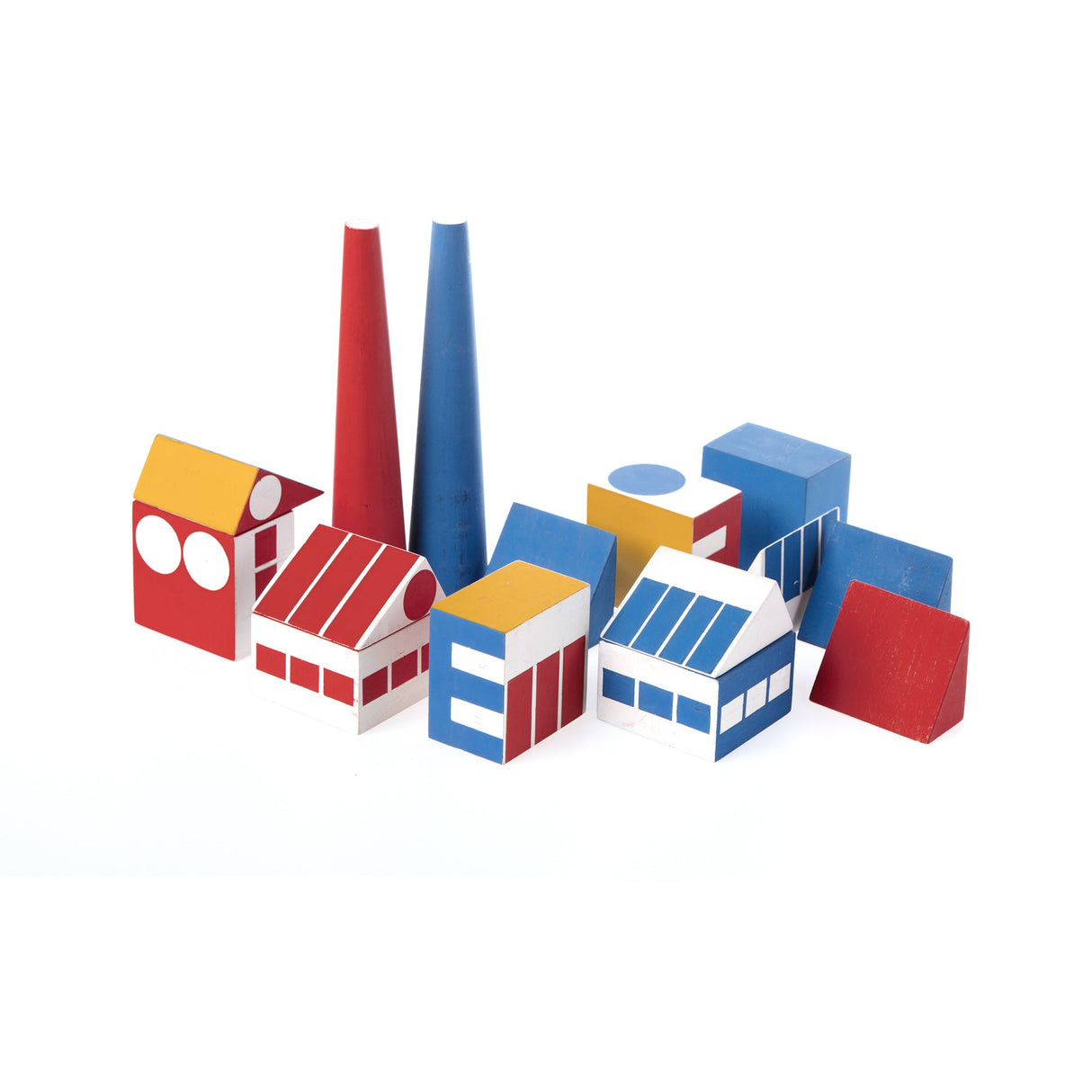 Vilac Factory Town Blocks (Direct Shipping) - Little Whispers